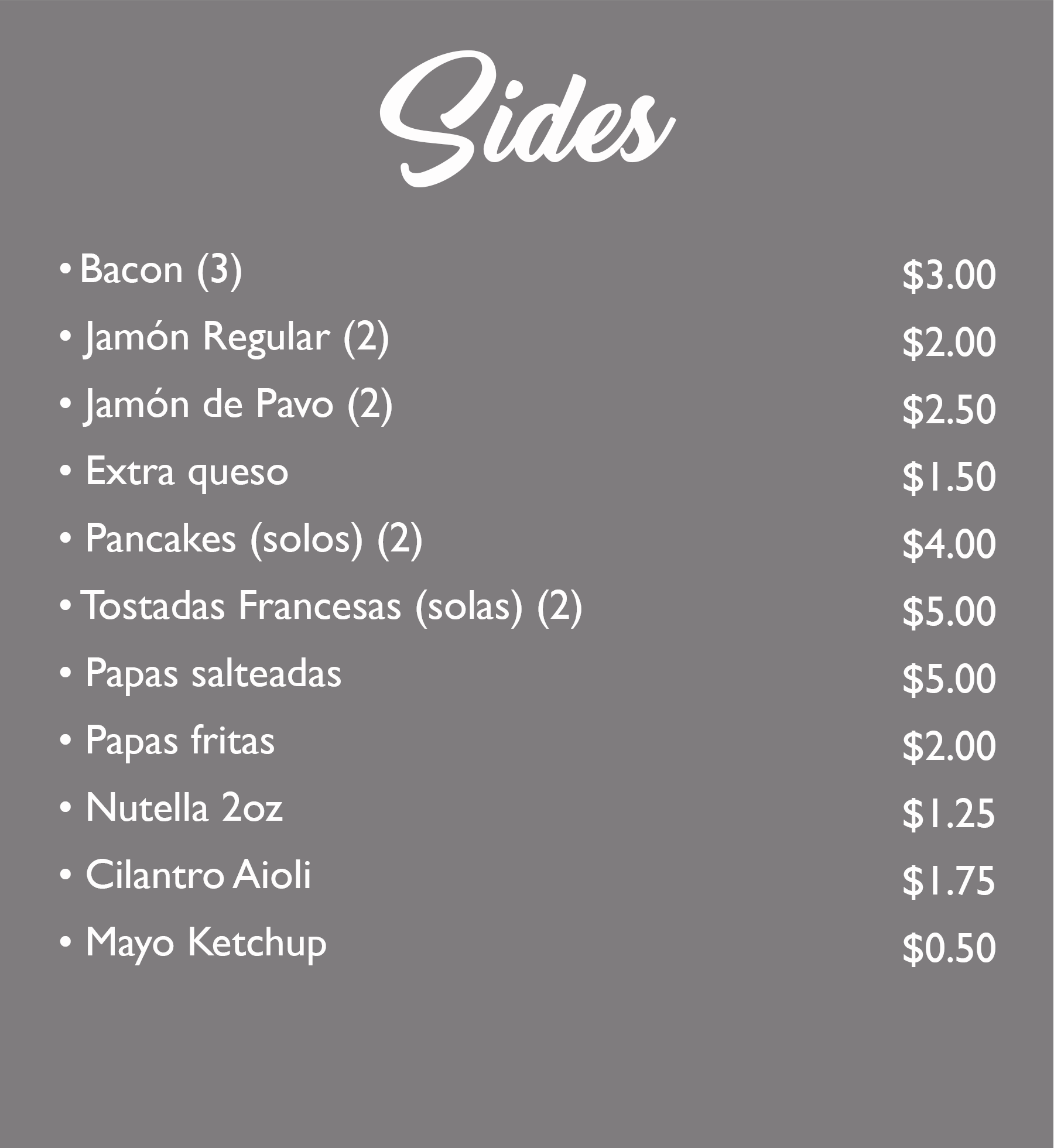 Sides